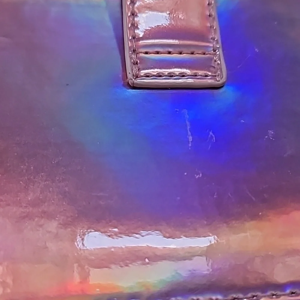 Maurices Maroon Wallet and Unbranded Iridescent Pink Wallet Set